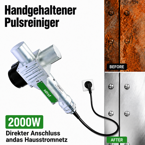 6-in-1 Profi-Impulsreiniger 3000W | Ohne Chemie für jede Steckdose